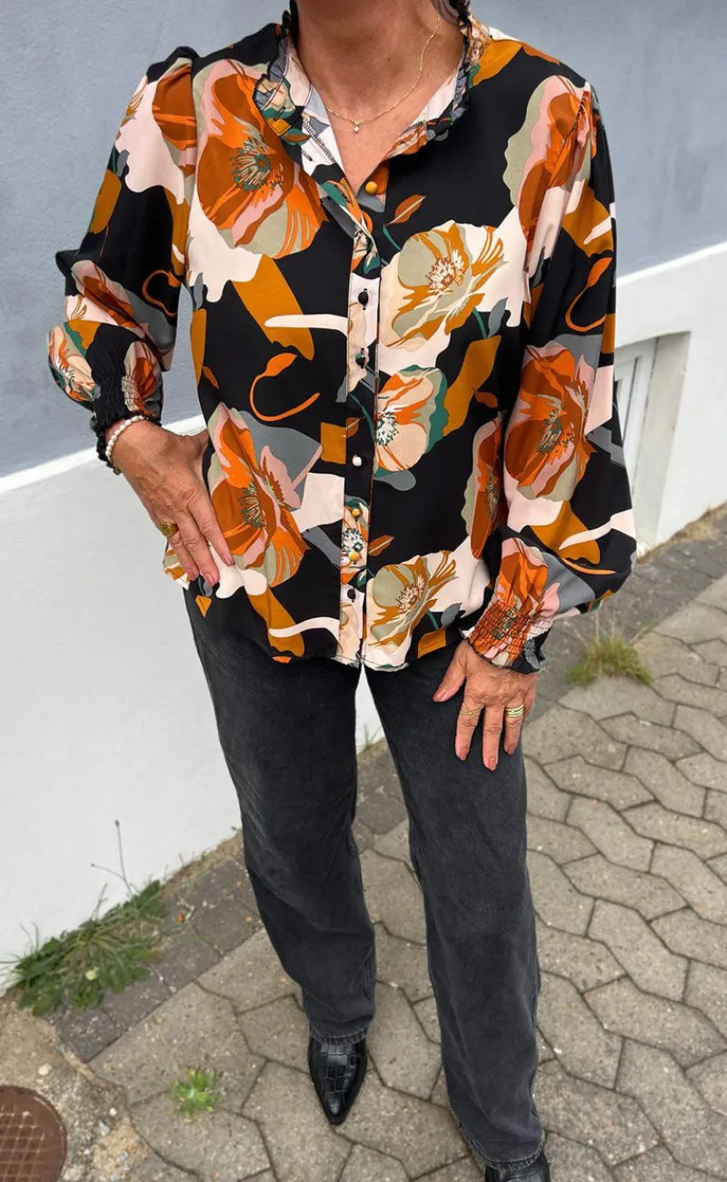 Hot Skjorte - Augusta - Mixed Big Flower Skjorter