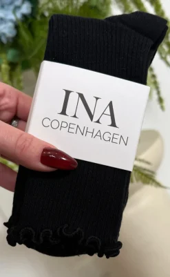 Outlet Strømper - Sally 3-pack - Black Strømper & Strømpebukser