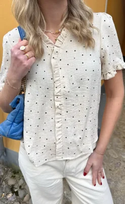 Sale Top - Catja - Black Dots T-shirts & Toppe