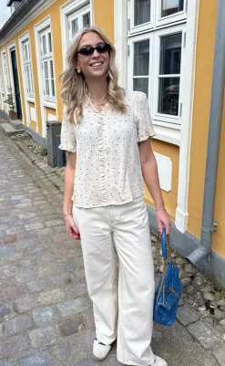 Sale Top - Catja - Black Dots T-shirts & Toppe