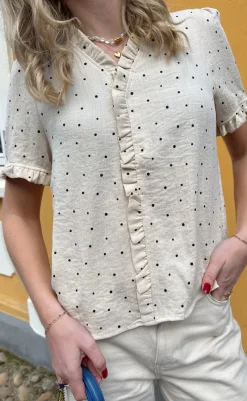 Sale Top - Catja - Black Dots T-shirts & Toppe