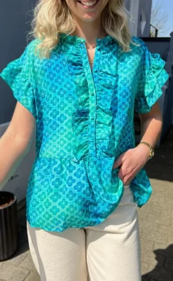 Sale Top - Freya - Aqua T-shirts & Toppe