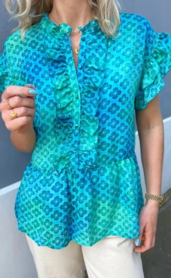 Sale Top - Freya - Aqua T-shirts & Toppe