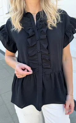 Best Top - Freya - Black T-shirts & Toppe