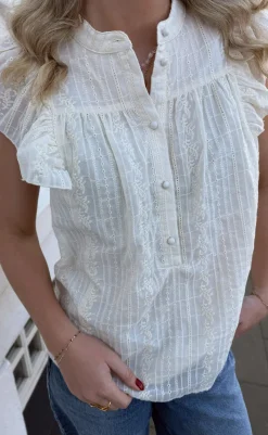 Top - Tania - Cream T-shirts & Toppe