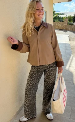 Online Trenchcoat / Jakke - Caroline Contrast - Camel / Brown Jakker & Frakker|Alt Overtøj