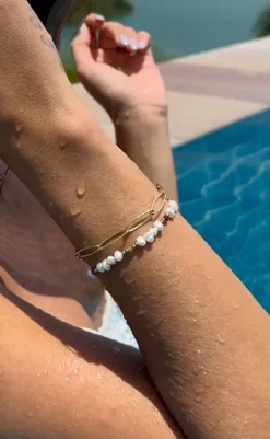 Outlet Armbånd - Cologne - Gold Colour Smykker