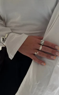 Online Armbånd - Nanna - Silver Colour Smykker