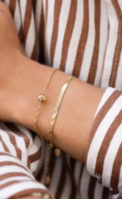 Hot Armbånd - Chicago - Gold Colour Smykker