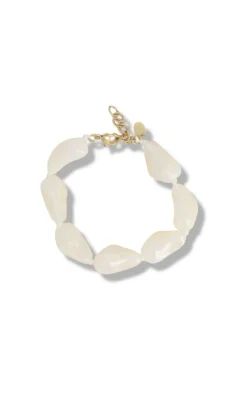 Discount Armbånd - Nanna Pearl - Beige Smykker