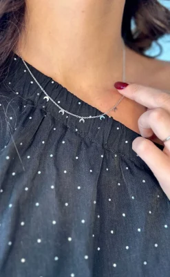 Halskæde - Oslo Moon - Silver Colour Smykker