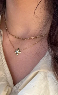 Clearance Halskæde - London - Gold Colour Smykker