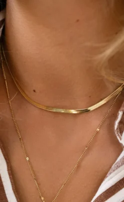 Hot Halskæde - Chicago - Gold Colour Smykker