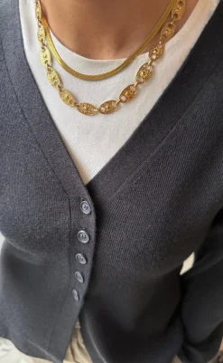 Hot Halskæde - Chicago - Gold Colour Smykker