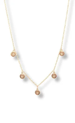 New Halskæde - Rome - Gold Colour Smykker