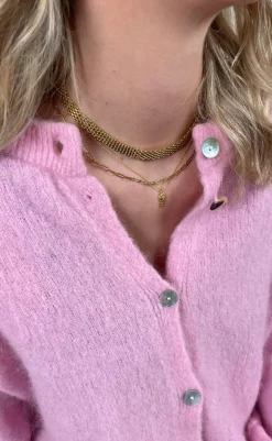 Discount Halskæde - Patricia - Gold Colour Smykker