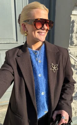 Clearance Halskæde - Shiny Drop - Gold Colour Smykker