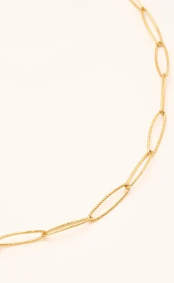 Online Halskæde - Cologne - Gold Colour Smykker