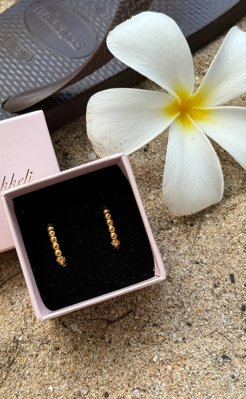 Outlet Øreringe - Emily - Gold Colour Smykker