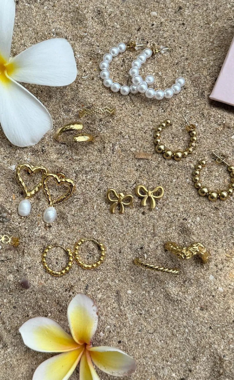 Outlet Øreringe - Emily - Gold Colour Smykker