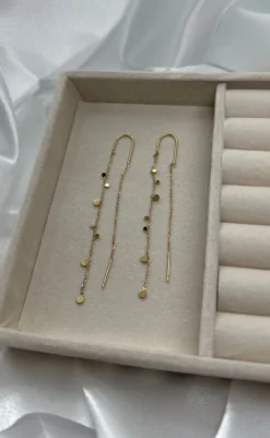 New Øreringe - Malibu - Gold Colour Smykker