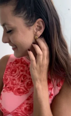 Outlet Øreringe - Shell - Gold Colour Smykker