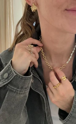 Outlet Øreringe - Saint Tropez - Gold Colour Smykker