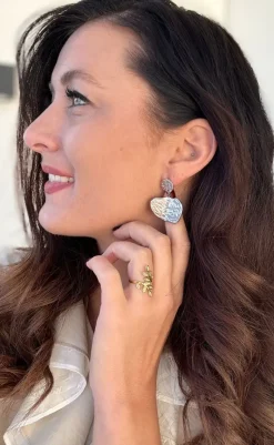 Outlet Øreringe - Lyon - Silver Colour Smykker