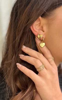 Outlet Øreringe - Athen - Gold Colour Smykker