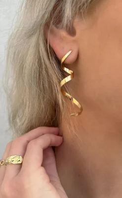 Øreringe - Los Angeles - Gold Colour Smykker