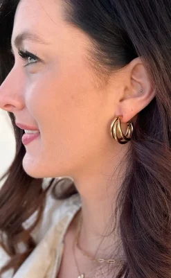 Sale Øreringe / Hoops - Sevilla - Gold Colour Smykker