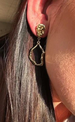 Discount Øreringe - Vancouver - Gold Colour Smykker