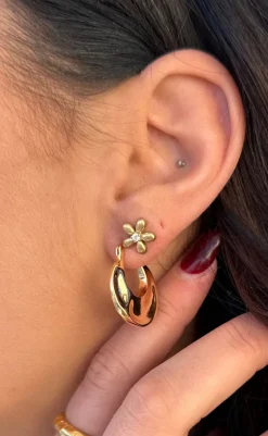 Clearance Øreringe - Kaya - Gold Colour Smykker