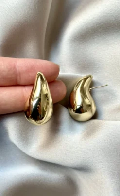 Øreringe - Dakota Drop - Gold Colour Smykker