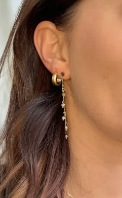 Hot Øreringe / Hoops - Dubai - Gold Colour Smykker