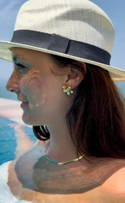 Online Øreringe - Milan - Gold Colour Smykker