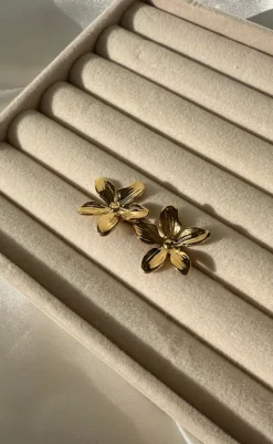 Online Øreringe - Milan - Gold Colour Smykker