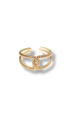 Clearance Ring - Sus - Gold Colour Smykker