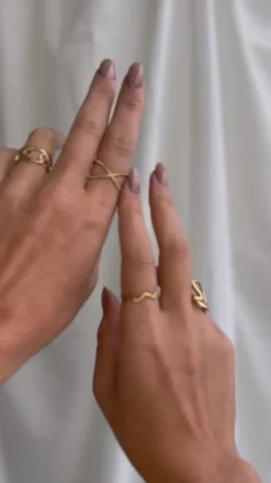 Clearance Ring - Svaneke - Gold Colour Smykker