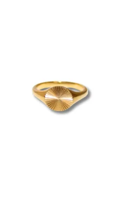 Discount Ring - Brooklyn - Gold Colour Smykker