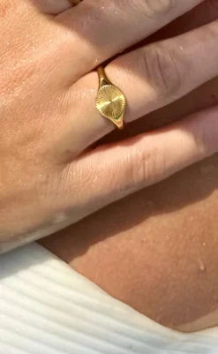 Discount Ring - Brooklyn - Gold Colour Smykker