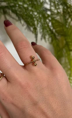 Best Ring - Safira - Gold Colour Smykker