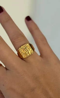 Hot Ring - Ebeltoft - Gold Colour Smykker