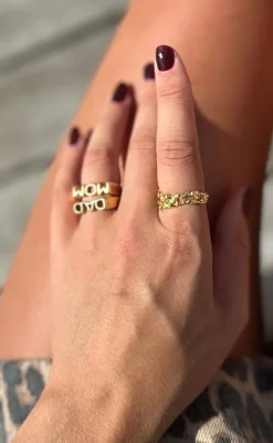New Ring - Mom - Golden Smykker