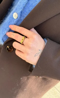 New Ring - Mom - Golden Smykker