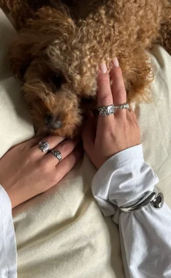 Hot Ring - Mathilde - Silver Colour Smykker