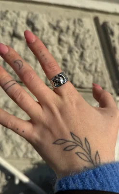 Hot Ring - Mathilde - Silver Colour Smykker