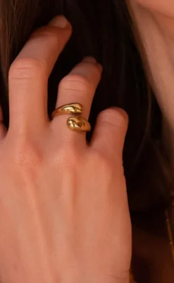 Clearance Ring - Nashville - Gold Colour Smykker
