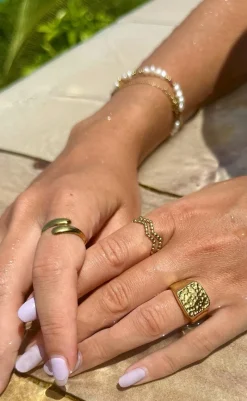 Clearance Ring - Nashville - Gold Colour Smykker