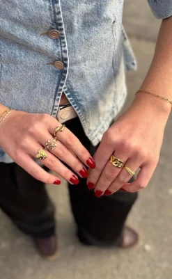 Clearance Ring - Nashville - Gold Colour Smykker